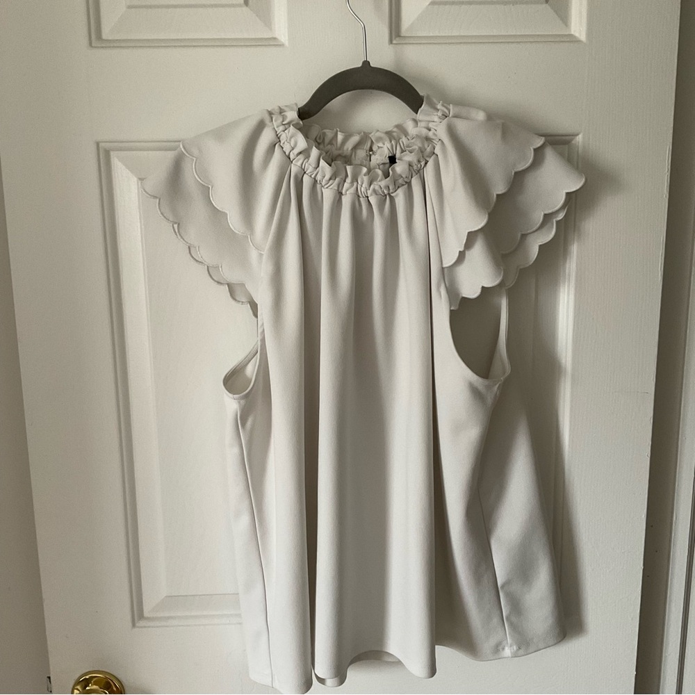 Ann Taylor Sleeveless Blouse, Size Extra Large XL
